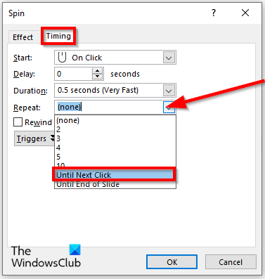 How to create a Spinning Wheel animation in PowerPoint