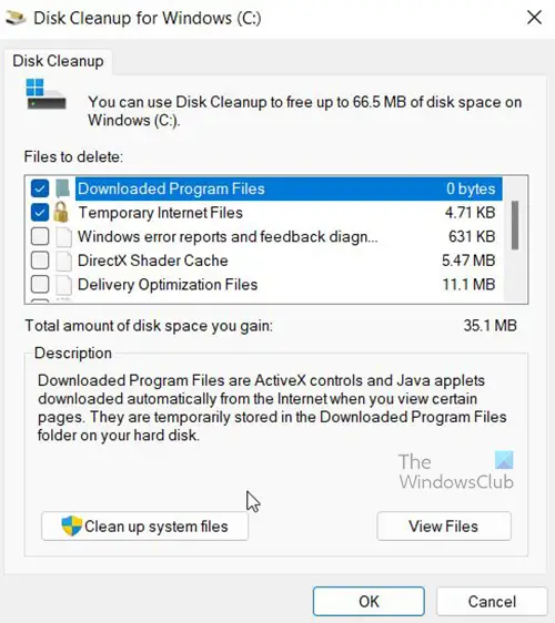 What-are-System-Error-Memory-Dump-Files-in-Windows-11-Disk-Cleanup-for-Windows-C
