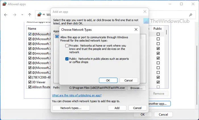 How to allow VPN through Firewall in Windows 11/10