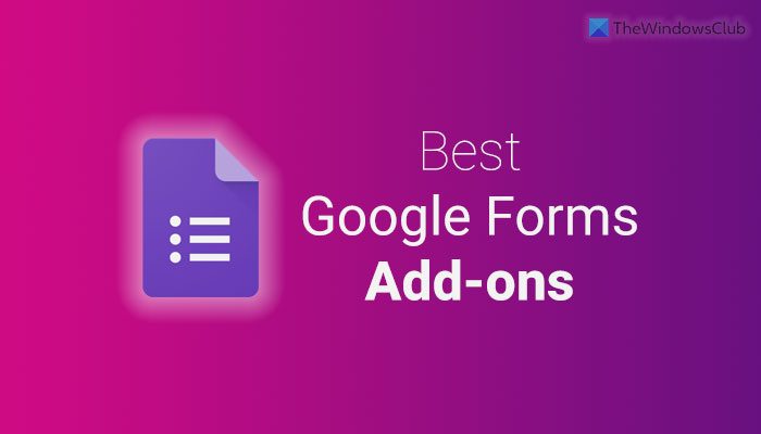 Best Google Forms add-ons for productivity
