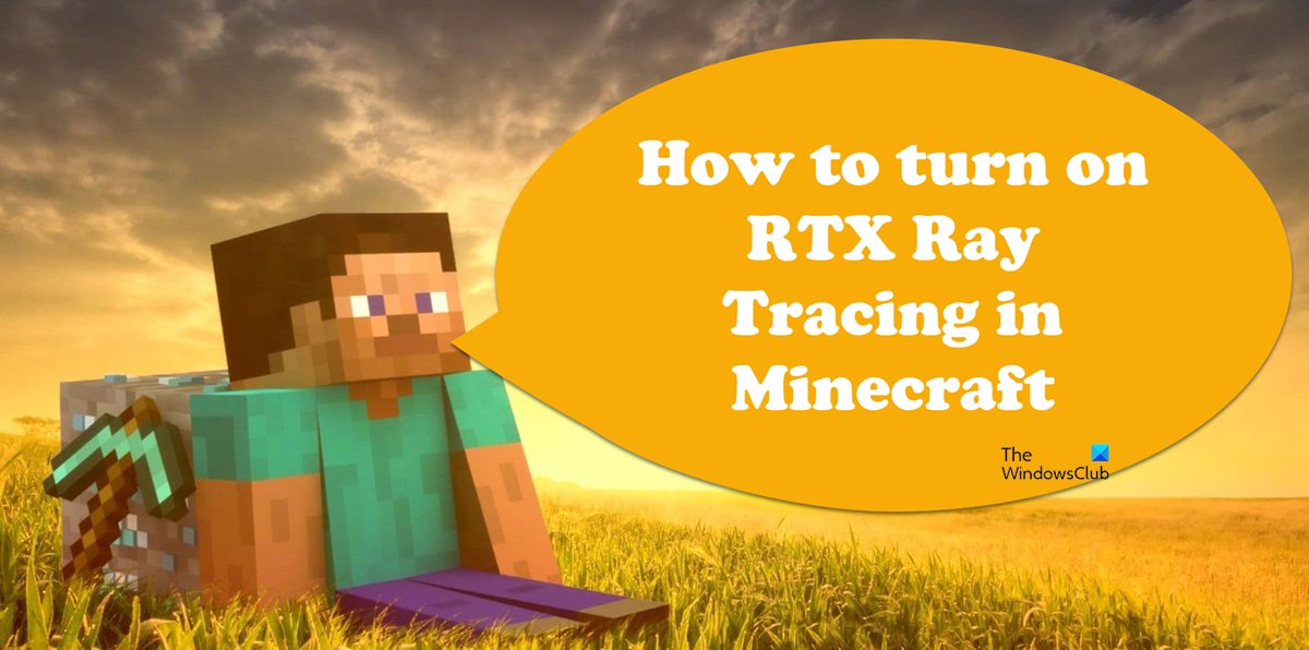 включить трассировку лучей RTX в Minecraft