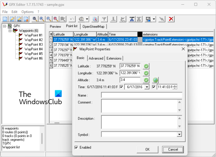 Specialisere Gøre mit bedste Til sandheden How to edit GPX files in Windows 11/10