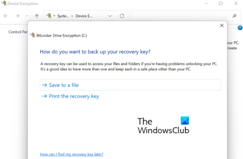 How to find BitLocker Recovery Key with Key ID in Windows 11