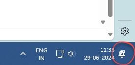 remove Notifications Bell icon on Taskbar in Windows 11