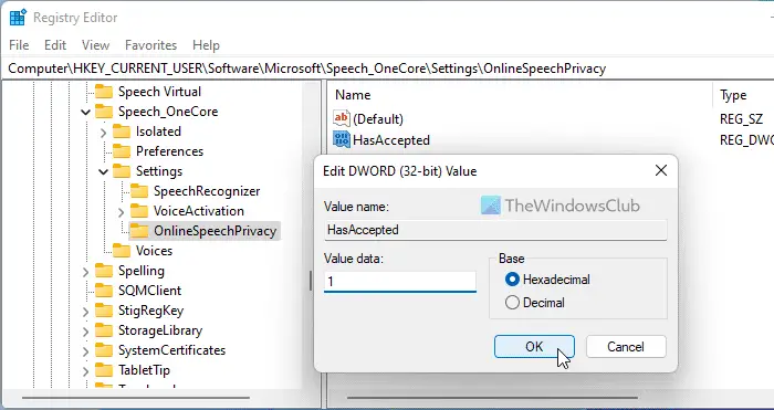 Speech Recognition not working in Windows 11/10