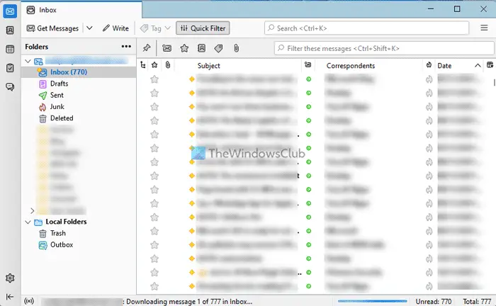 Thunderbird is a free email application with some great features