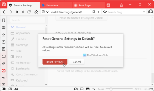 Vivaldi browser keeps crashing on Windows 11/10