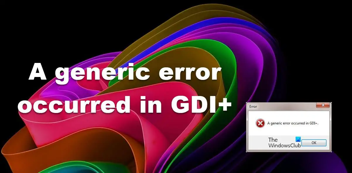A generic error occurred in GDI+
