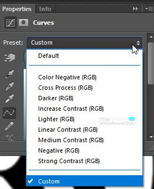  Convert-a-low-resolution-logo-to-a-High-resolution-vector-graphic-in-Photoshop-Curves-Window-Presets