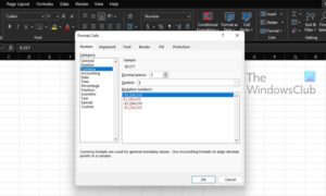 How to change Decimal places in Excel