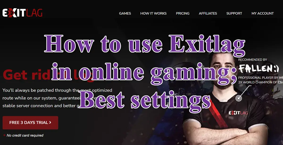 ExitLag - Get rid of lag in your game