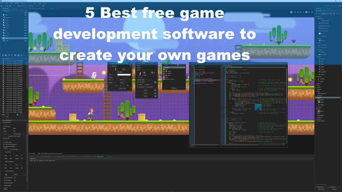 5 Best free game development software to create your own games