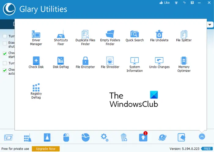 Glary Utilities Free Windows Optimization software