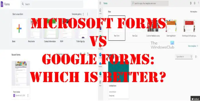 Microsoft Forms vs Google Forms: Which is better?