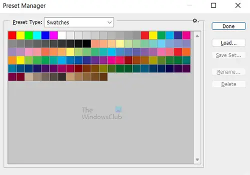 How-to-create-and-use-color-swatches-in-Photoshop-Delete-swatch-Preset-manager-window