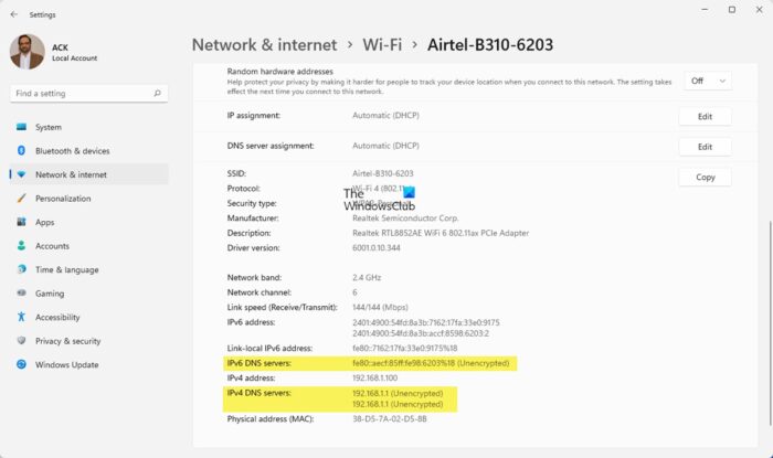 How to find my DNS server on Windows