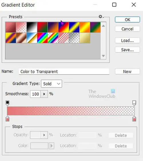 How-to-make-a-watercolor-splash-in-Photoshop-Gradient-editor