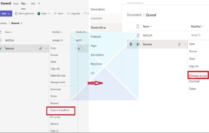 Open Document in SharePoint