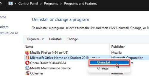 Office Something went wrong, Error Code 1058-13