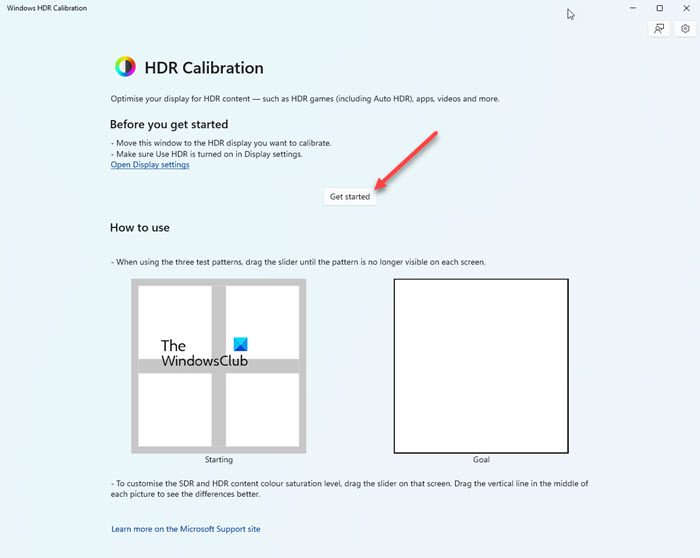 Windows HDR Calibration App