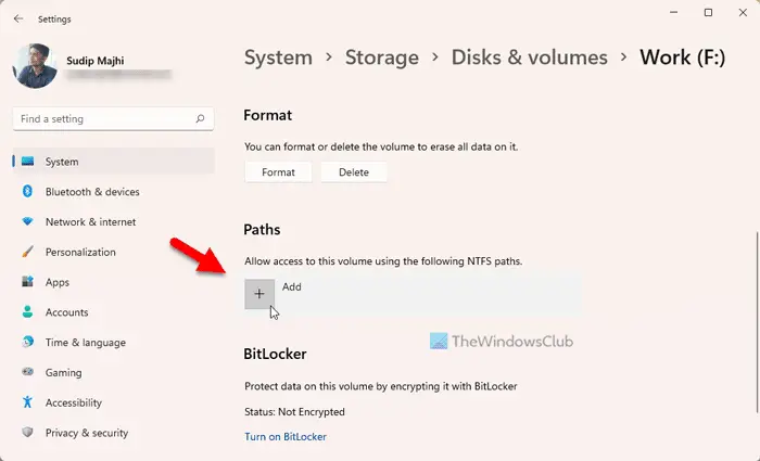 How to mount a Drive as Folder rather than Letter in Windows 11