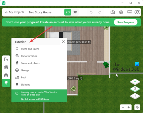 Best free Home Exterior Design software for Windows 11/10