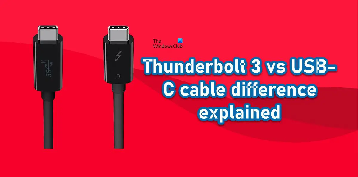 Thunderbolt 3 vs USB-C cable difference explained