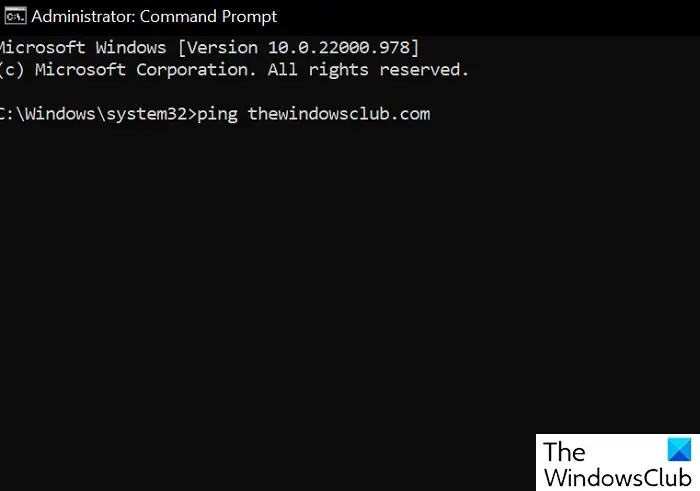 Using Ping Command