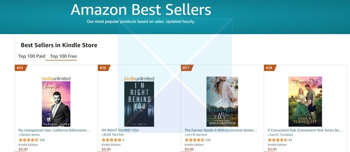 Amazon Best Sellers Free eBooks