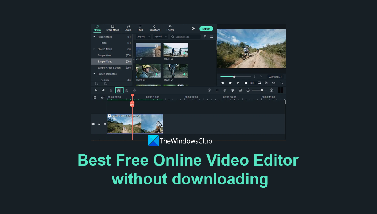 Best Free Online Video Editor without downloading