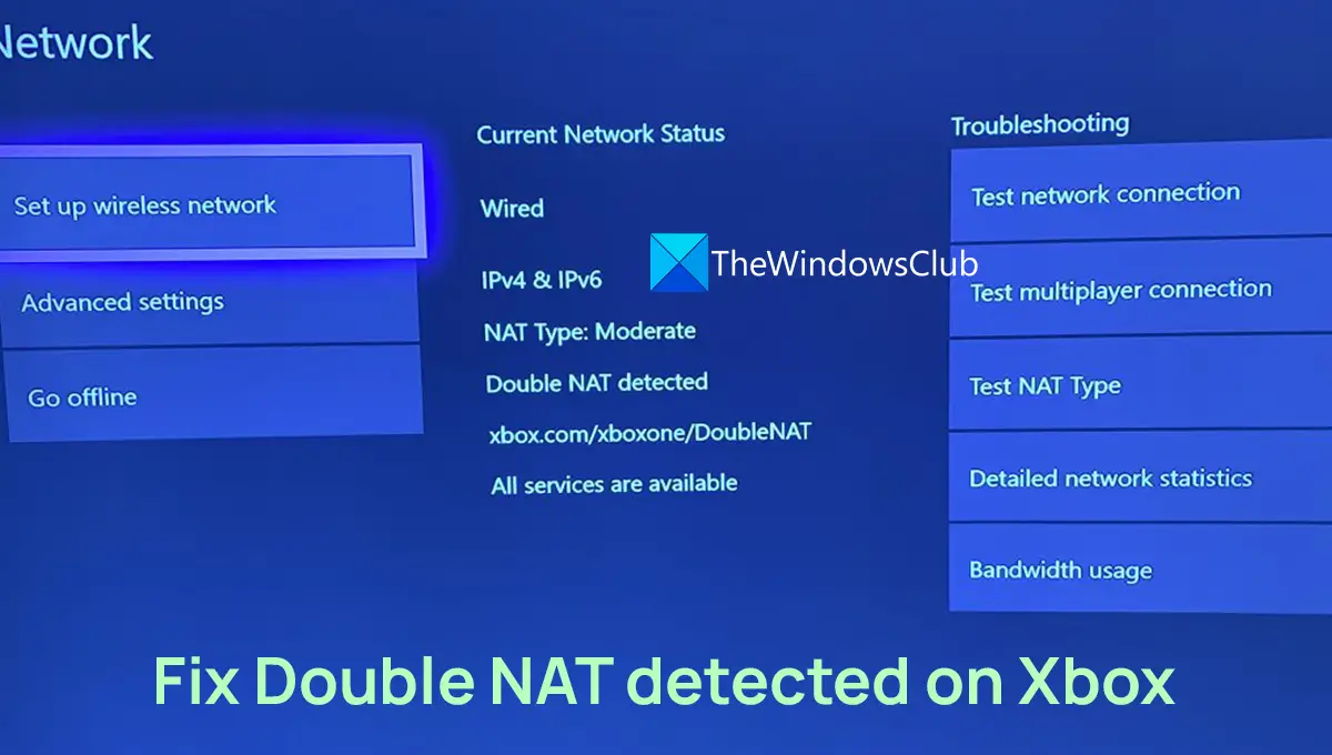 Fix Double NAT detected on Xbox