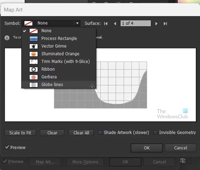 How to Create 3D Globe with the world map in Illustrator - Map art window