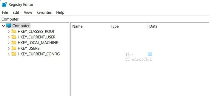 How to Enable or Disable Title Bar Shake in Windows 11- Reg edit window
