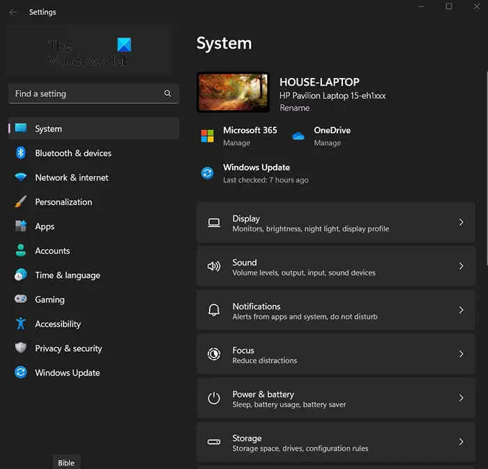 How to change or set device usage in Windows 11 - Settings