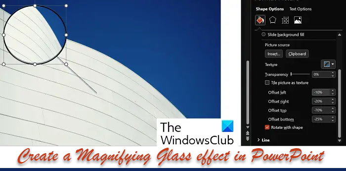 How to create a Magnifying Glass effect in PowerPoint