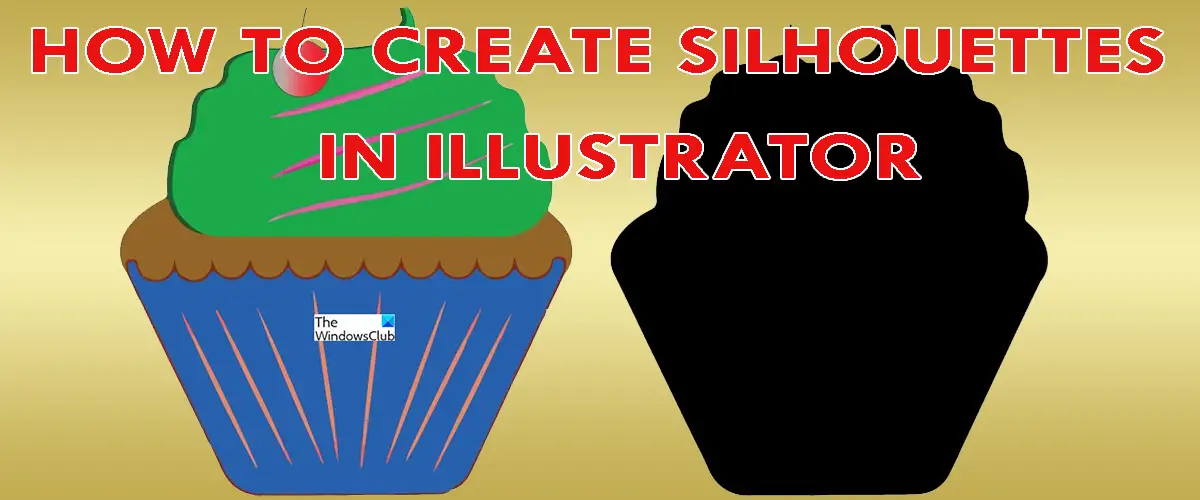 How to create silhouettes in Illustrator