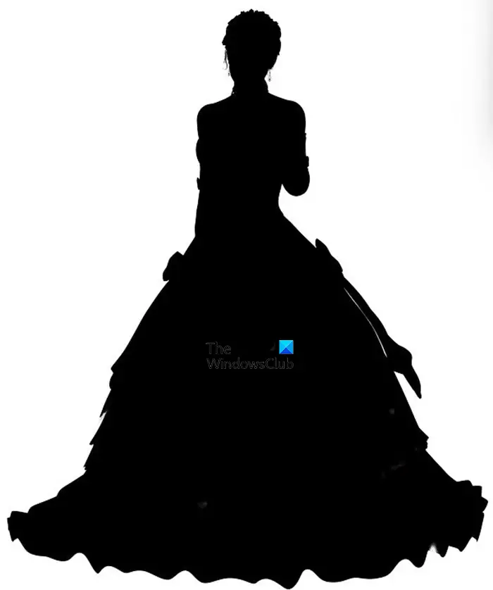 How to create silhouettes in Photoshop - Method 2 - complete