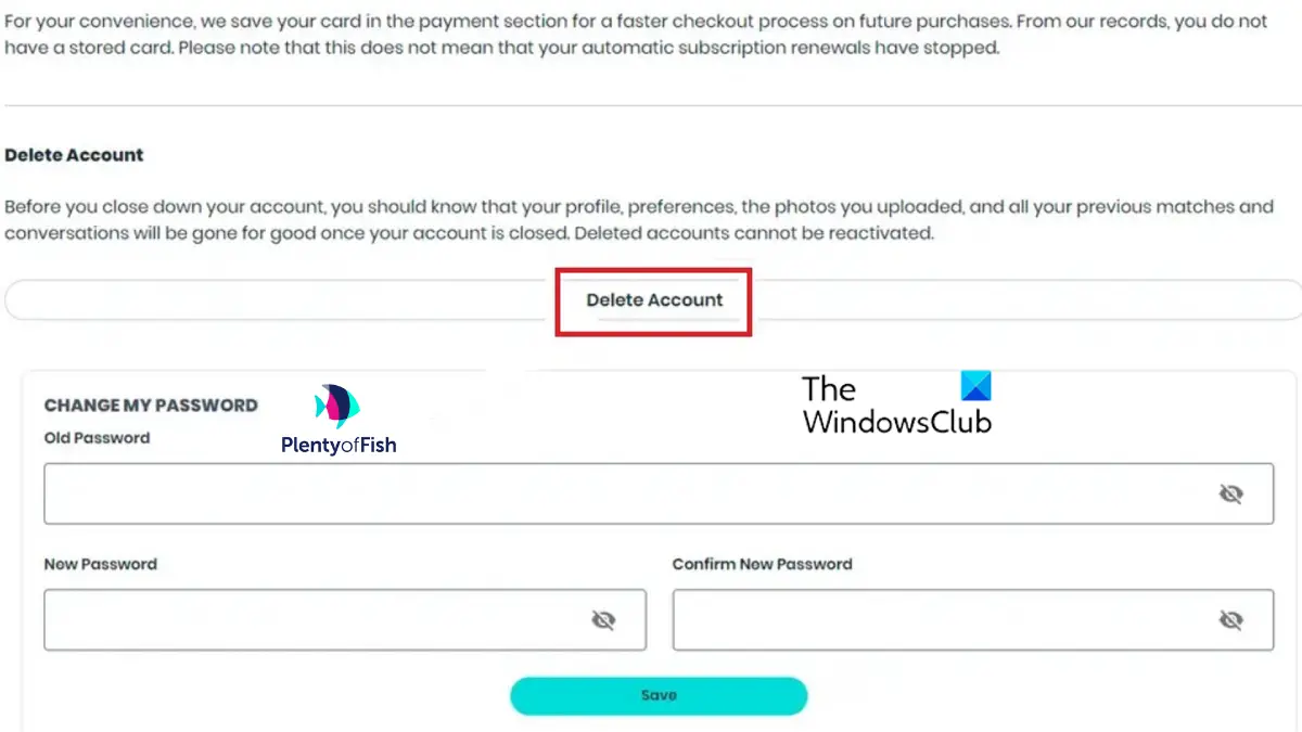 How To Delete Plenty Of Fish Account