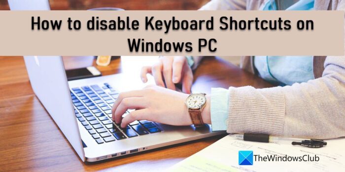 How to disable Keyboard Shortcuts on Windows PC