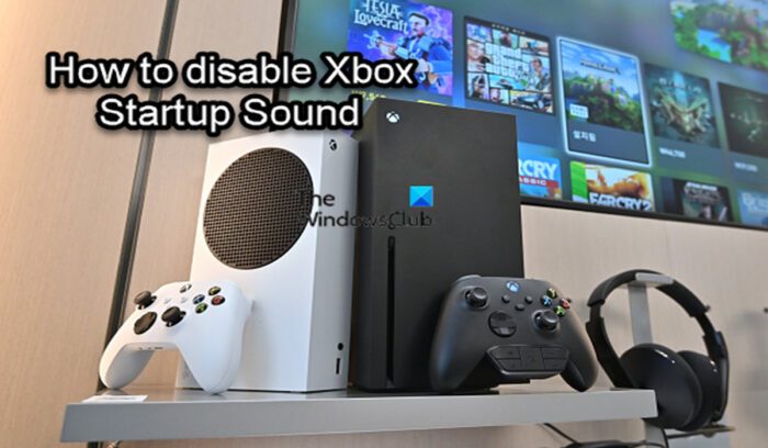 How to disable Startup Sound on Xbox