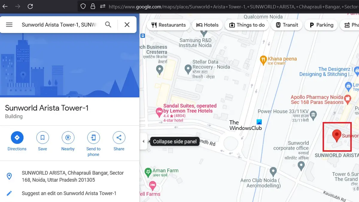 How to drop a Pin on Google Maps