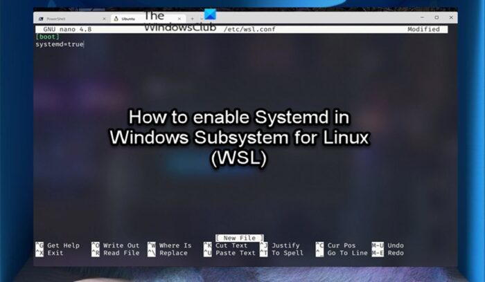 How to enable Systemd in Windows Subsystem for Linux (WSL)