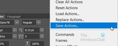 How to migrate Adobe presets, actions and settings - Save Actions