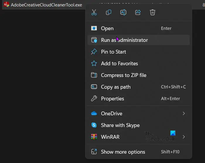 How to use Adobe Creative Cloud Cleaner Tool - Run as admin
