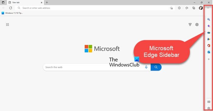 Microsoft Edge Sidebar