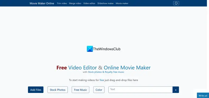 Movie Maker Online - free video editor