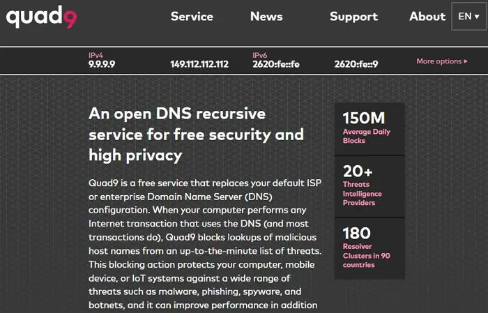 Quad9 DNS Server
