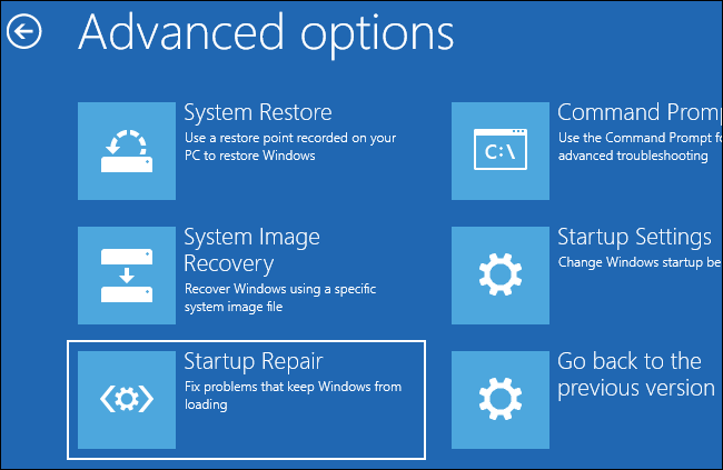 Startup Repair