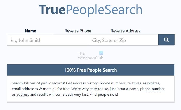 True People Search