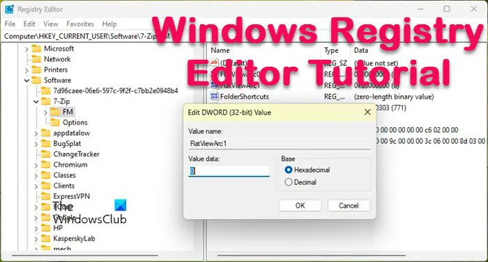 Windows Registry Editor Tutorial